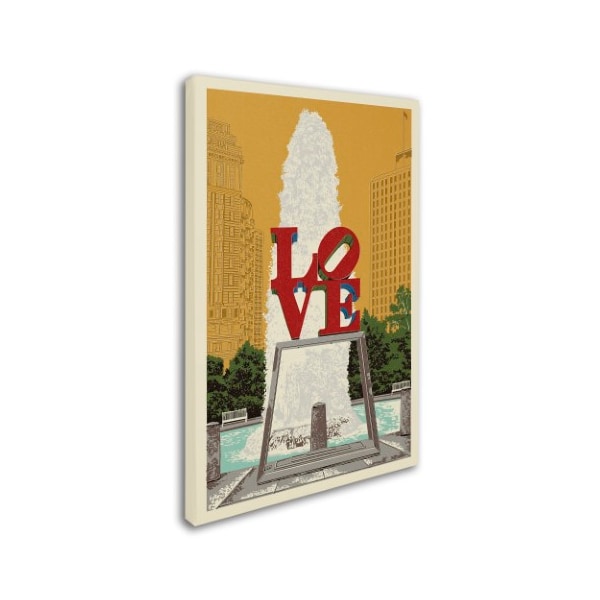 Lantern Press 'Love' Canvas Art,12x19